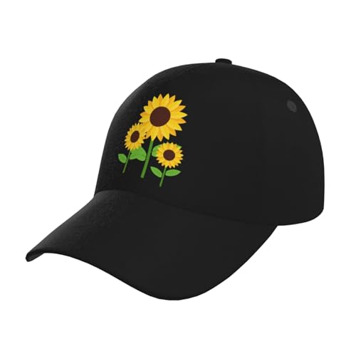 Sunflower Baseball Hats for Men and Women - Classic Adjustable Hats