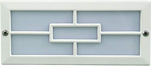 Dabmar Lighting LV636-W Cover 2-20W 12V Jc Step Light, White Finish
