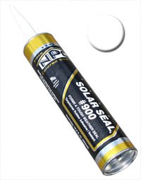 NPC #900 Solar Seal Adhesive Sealant, White Pack of 3