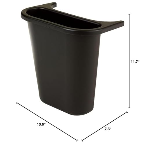 Caneca de basura rectangular de plástico Rubbermaid 4 unidades miniatura 3