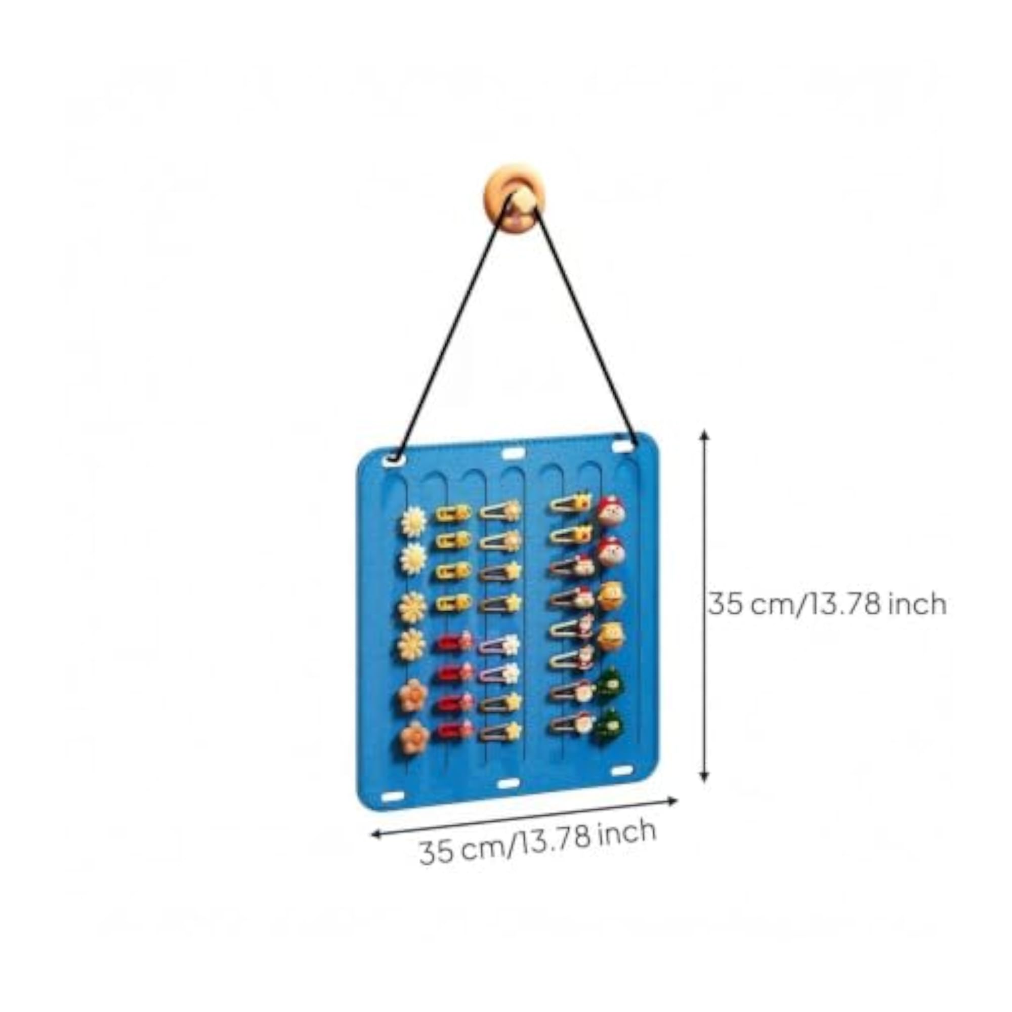 Hair Accessory Organizer with Hook for Bedroom