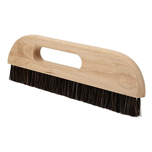 Vaguelly Brosse à Tapisser Hêtre Crins Épais Résistants Chaleur Outil De Lissage Mural Ergonomique Pour Travaux De Décoration