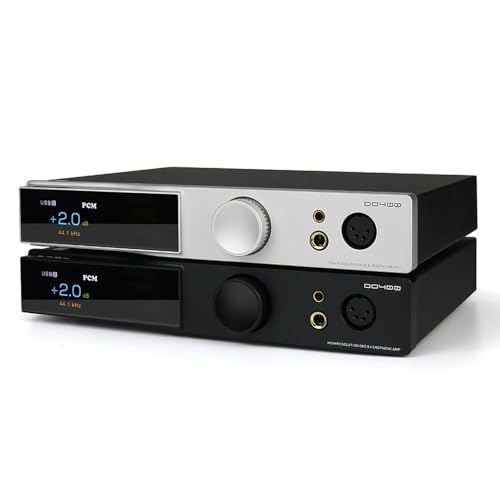 DO400 HiFi DAC & Headphone Amplifier-ES9039MSPRO Chip MQA/CD Decoder BT 5.1 (LDAC/AptX HD), XMOS XU316, 768kHz/DSD512, 4.4mm/XLR