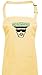 Shirtstown Fartuch kucharski, Breaking Bad Heisenberg White, Fartuch do pieczenia Fartuch Grillowanie Kuchnia Hasła Logo, kolor Lemon