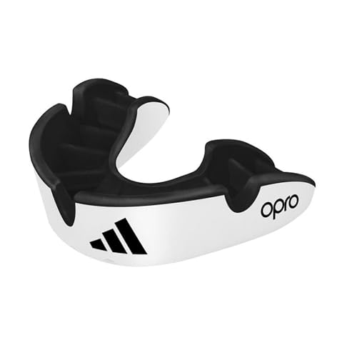 adidas Paradenti Paradenti Gum Shield Adulto Boxe Rugby Hockey MMA Arti Marziali OPRO Argento...