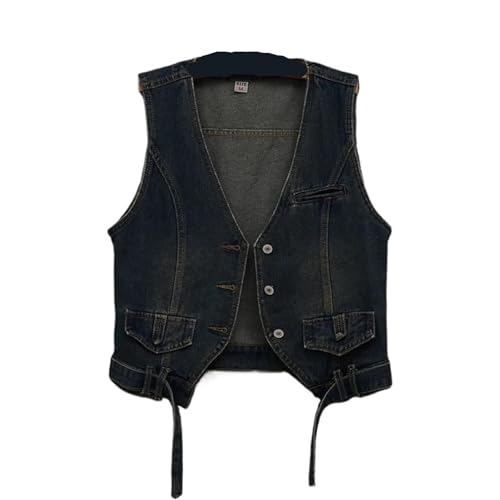 Chaleco tejano hombre de estilo informal para festivales y terrazas de verano