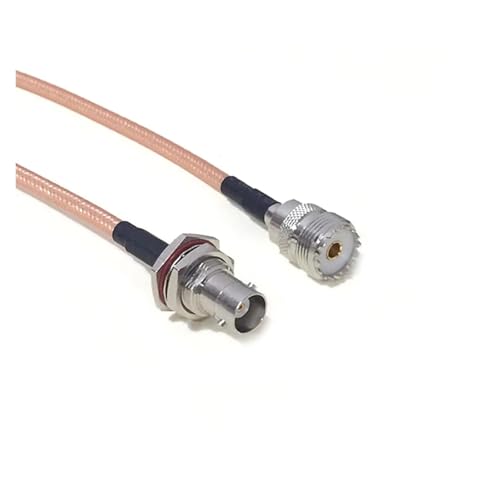 UHF PL259 SO239 - BNC �I�X���X R*/F �����P�[�u���A�_�v�^ RG142 50cm/100cm �ᑹ��