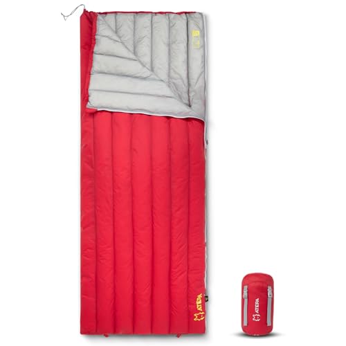 ATEPA Down Sleeping Bag for Adults, 650FP Ultralight 3 Season Compact Packable Sleeping Bag with Compression Sack for Camping Backpacking Hiking