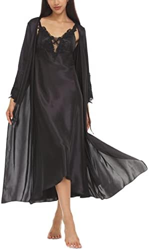 Flora Nikrooz Women's Stella Robe, Black, Small/Medium