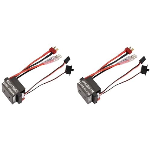 Variador ESC 60A para coche RC brushed que soluciona la falta de fuerza en baterías 12V