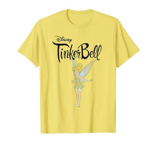 Image of Disney Tinkerbell T-Shirt, Men, Lemon Yellow, X-Large