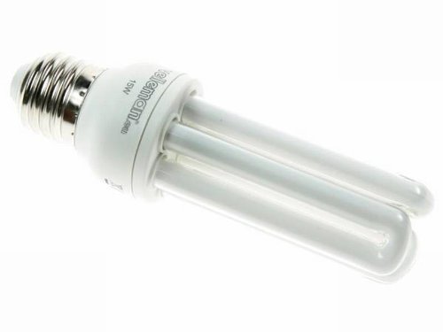 Preisvergleich Produktbild Mini 3U Energiesparlampe - 15W - 240V - E27 - 2700K