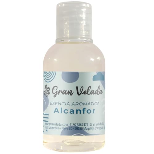 Esencia Aromática de Alcanfor: Aroma Refrescante e Intenso para Perfumería Artesanal, Cremas, Jabones y Velas | Ideal para Uso Profesional |