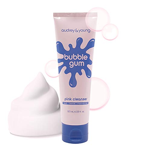 Bubble Gum Pink 120ml 4.05oz-Pore Cleanser I Hydrating Facial Cleanser For Women I Daily Facial Cleanser I Korean Facial Cleanser For Sensitive Skin I Facial Cleanser For Dry Skin I Foam Cleanser Face