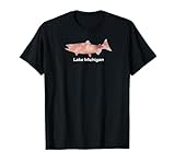 Salmon Fishing Charter in Lake Michigan shirt T-Shirt