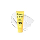 TENUE SOLEIL SPF 30 Mineral-Sonnenbrand - 30 ml - Wasserfeste Sonnencreme mit Vitamin E - Vegan, Parfümfrei - Für empfindliche Haut - Gesicht und Körper