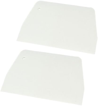 uxcell Plastic Pizza Dough Pastry Cake Cutter Scraper Kitchen Gadgets Pastry Scraper Cutter Chopper Baking 2 Pcs