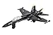 Daron Worldwide Trading Runway24 F-18 Vehicle, Black