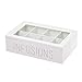 Caja infusiones de Madera Blanca Moderna para Cocina Vitta - LOLAhome