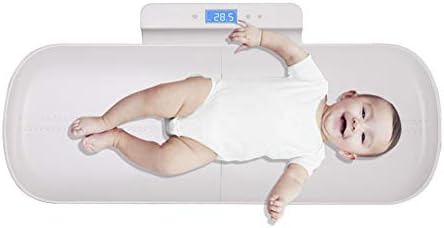 Digital Pet Scale, Multi-Function Baby Scale, Infant Scale with 3 Weighing Modes(lb/kg/oz) and Height Track(29inch), 220lbs, Precision at ± 0.02lb, Tare and Hold Function, Blue Backlight