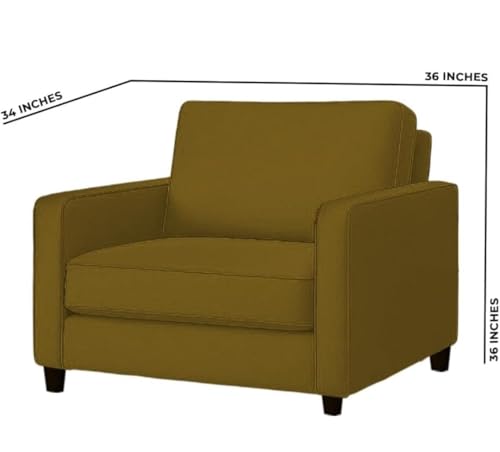 Image of The MM Furniture store Premium Fabric Sofa - Camel (1 Seater)