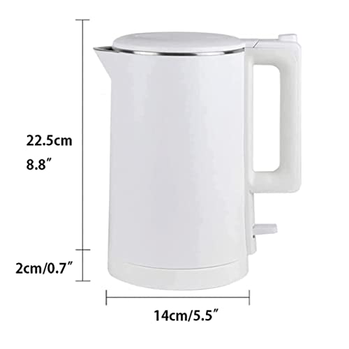 Hervidor Eléctrico Capacidad 1.7 L Doble Capa Blanco miniatura 2