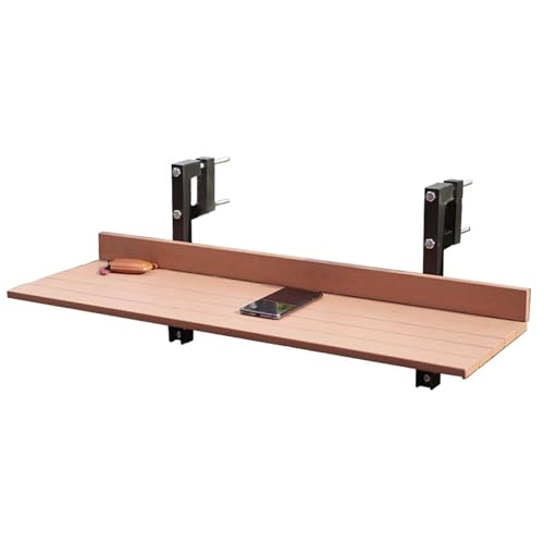 Table pliante de balcon bois 80 x 25 cm pour table de bar extérieure de jardin