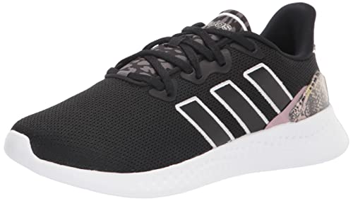 adidas Women's Puremotion Running Shoe, Core Black/White/Magic Mauve, 7.5