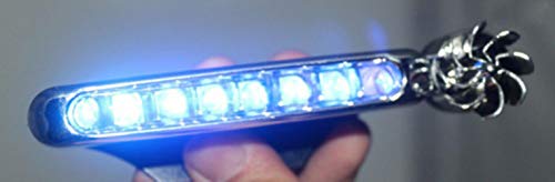 Sistema AutomáTico De Luz, Luces Led, Focos LáMpara De Ayuda, Hacer Que Su Coche Lleno De Romance Y Ritmo,Azul