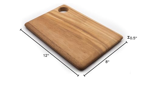 Image of Ironwood Gourmet Rectangular Everyday Cutting Board, Acacia Wood