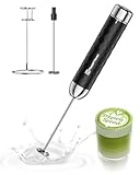 Maestri House Rechargeable Milk Frother with Stepless Speed Control, LunaFro 2.0...