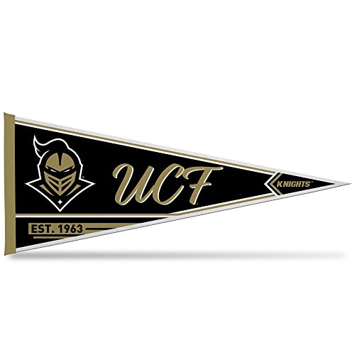 Rico Industries NCAA Central Florida Knights - UCF UCF Classic 12" x 30" Felt Wall Décor Pennant - Great for Home/Bed Room/Man Cave Décor