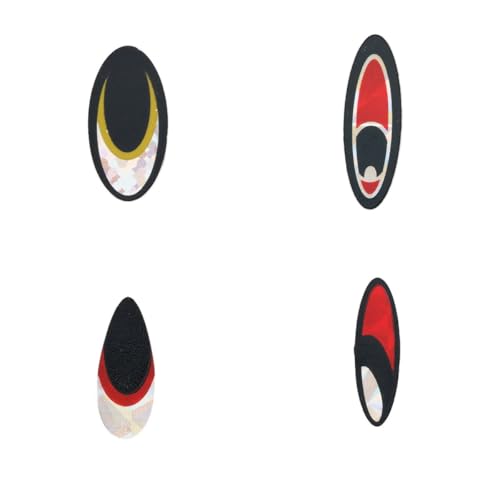 200 adhesivos holográficos con ojos de pez 3D para señuelos