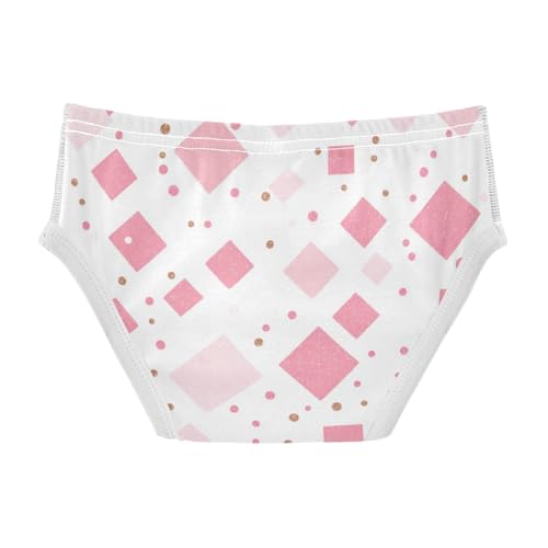 KLL Rose Gold Pink Glitter Little Boys Cotton Nighttime Underwear Cute Undies2