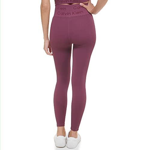 Calvin Klein Performance Women's Textured Knit 7/8 Active Leggings3