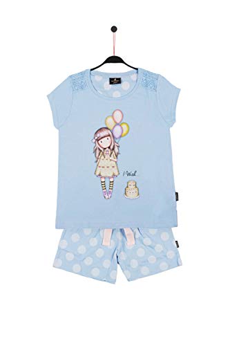 SANTORO LONDON - Pijama Gorjuss Santoro niña cumpleaños Niñas Color: Azul Talla: 8