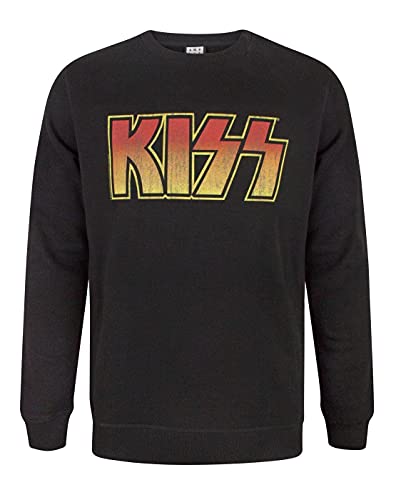 Sweatshirt Kiss Amplified pour homme avec le logo classique rock