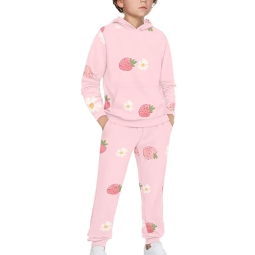 Hoodie Kids Oversized Sweatshirts Youth 2024 Trendy Highly Elastic Boys' Tracksuits Ideal Sweatsuit for Play3