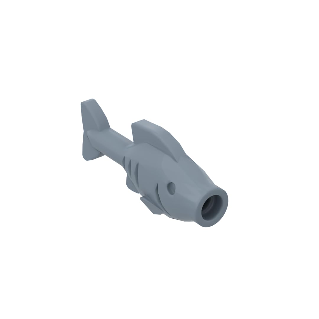 Gobricks Animals Small Fish 50PCS Compatible with Lego 64648 GDS-2120 Classic Bulk Toy MOC Color:Sand Blue 135 โ image 1
