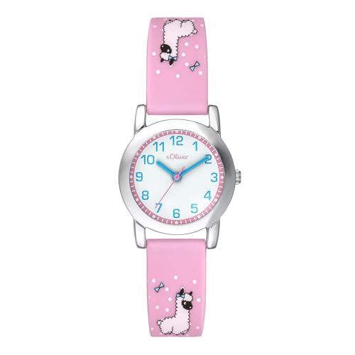 Montre filles s.Oliver de 27 mm idéale pour l'école et les jeux en plein air