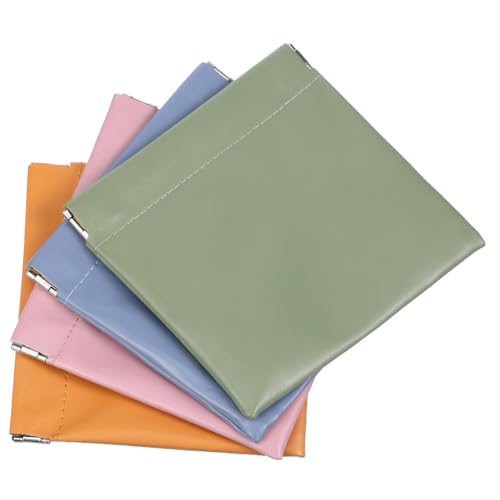 Genérico 4 Piezas Bolsa de Maquillaje Mini para Mujer Organizador Portátil de Cosméticos de Colores Milennial para Almacenamiento de Accesorios