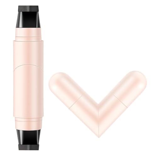 Muorruo Winged Eyeliner Stamp Pen con dos cabezales giratorios, de secado rápido, de larga duración, lápiz delineador líquido resistente al agua, a prueba de manchas para un look de ojos de gato