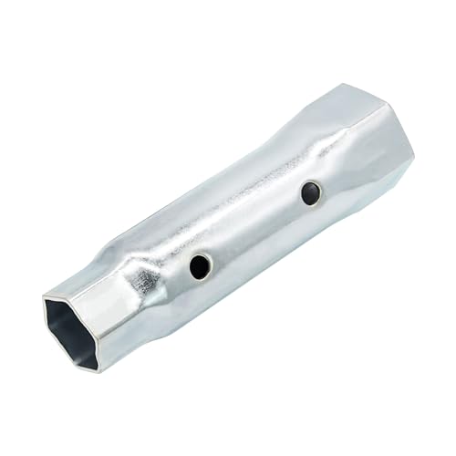 Image of RV Water Heater Element Wrench Socket, Carbon Steel Galvanized Construction Dual Hex Wrench Removal Tool, 1-1 /16 inch x 1-1 /2 inch x 6 inch, for All Residential and RV Camper Travel Trailer Motorhome