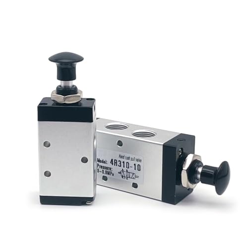 Vanne pneumatique 4R310-10 à commande manuelle push-pull avec raccords 12mm - 3