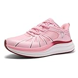 Women's Orthopedic Waliking Shoes: Comfort Plantar Fasciitis Heel Spur Pain Relief Arch Support Tennis Road Running Shoes, Fit Achilles Tendonitis Hiking Shopping Gowalk Trail Sneakers Pink Size 7