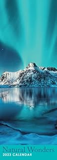 2023 Natural Wonders Slim Hanging Wall Calendar. No Plastic. Photography, Nature, World, Earth, Inspirational, Motivational, Planner, Organiser, Home, Family, Schedule, Agenda, Gift