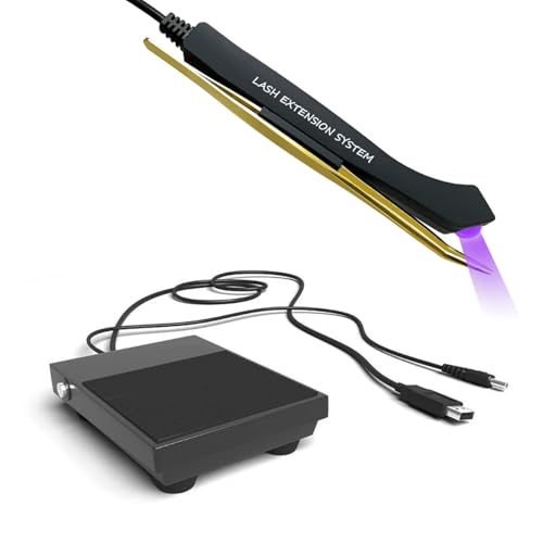 Beauty Lamp for Eyelash Extensions, 395-400nm LED Eyelash Lamp, LED Gel Curing Lash Light Lamp, LED Foot Pedal Gel Curing Lash Light Lamp for Lash Artists