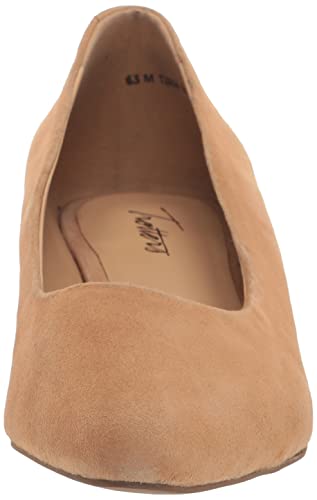 Trotters Women's Pump Ballet Flat, Camel Suede, 10.5 X-Wide2