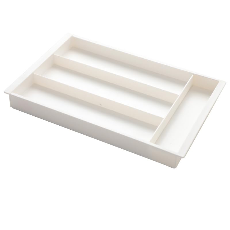 Lkw Ogechi Organizador de Cubiertos para Cocina, Bandeja de Cubiertos Expandible con Compartimentos, Organizador de Cubertería Ajustable, Cubertero para Cajón Cocina para Cucharas, Tenedores, Cucharas