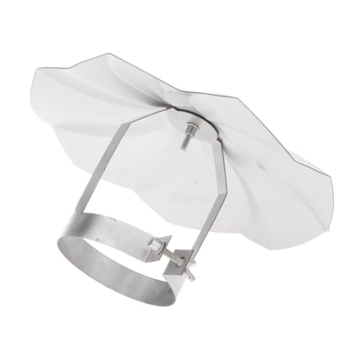 Chapeau de cheminée RichVibe acier inoxydable avec base - 8